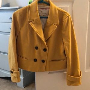 Anthropologie fall cropped jacket
